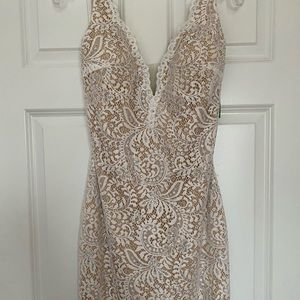 Mid thigh length cocktail dress